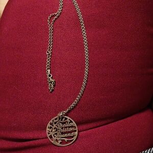 Sterling silver necklace and pendant
